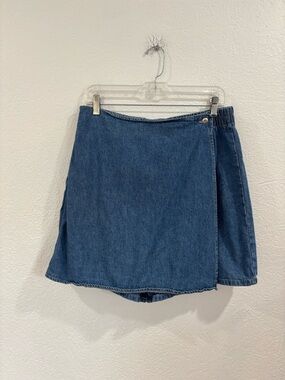 Vintage Denim & Co Wrap Denim Skort
